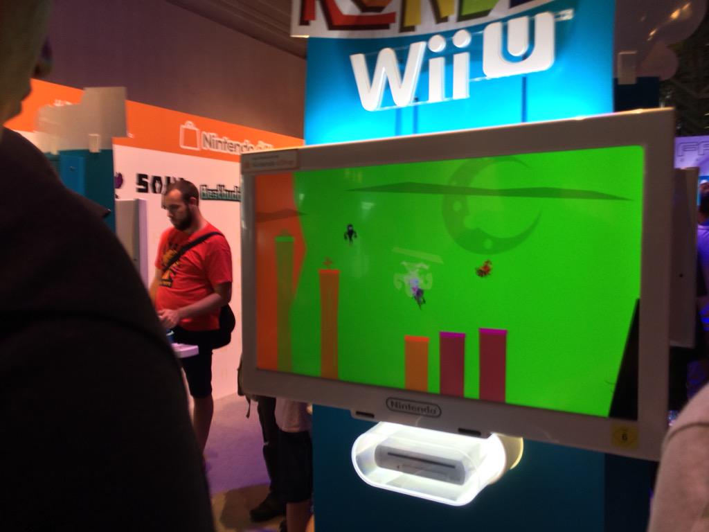 13amgames's tweet photo. At Gamescom watching fan favourites from @TotallyChoice @ImageForm @TOO_DX and @dakkodakko in Runbow! http://t.co/Re3YMXj2Uj