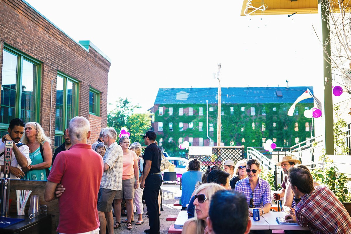 The weekend starts today at noon, in the beergarden. #gcabeergarden #workingfortheweekend