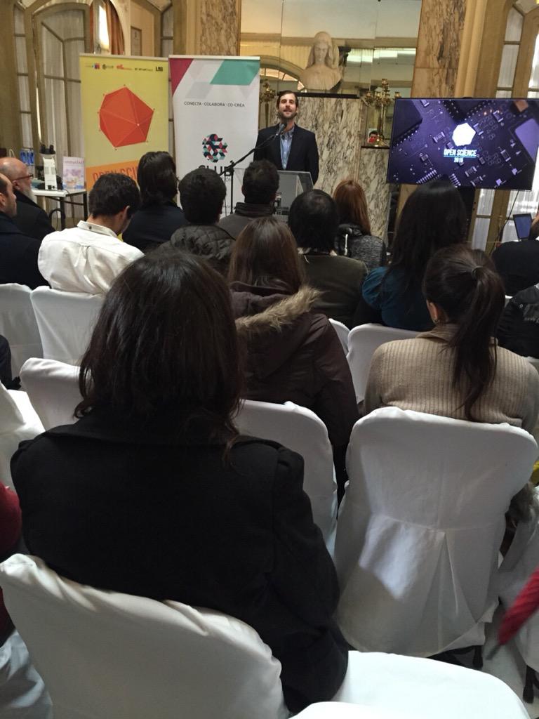 Muni_provi's tweet photo. Ya estamos en el lanzamiento de "Open Science" de @STGOLabSpace colaborando siempre con la innovación en la ciencia http://t.co/AnZKDcW22X