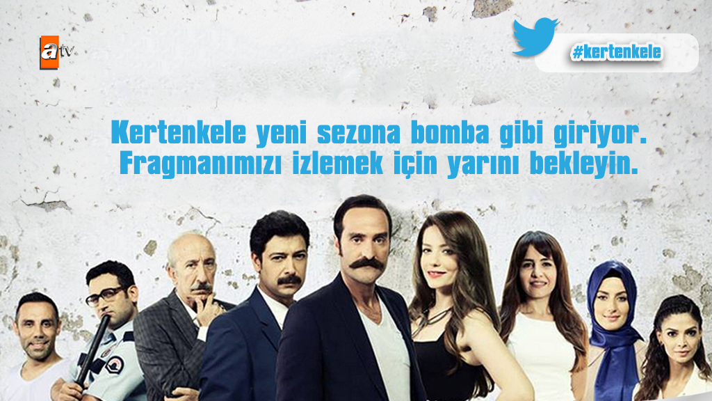 medyabalon's tweet photo. #kertenkele Yeni sezona bomba gibi giriyor.. Fragmanımızı izlemek için yarını bekleyin... @atvcomtr http://t.co/HpLz05YH8n