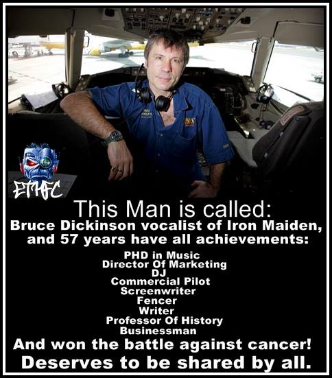 Happy Birthday Bruce Dickinson! 