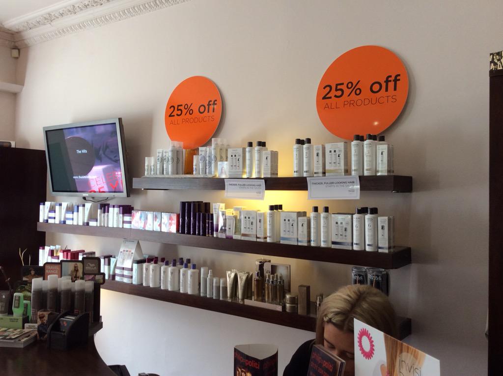 Why not take advantage of our latest offer , 25% off all retail products this month to celebrate our 25th year.