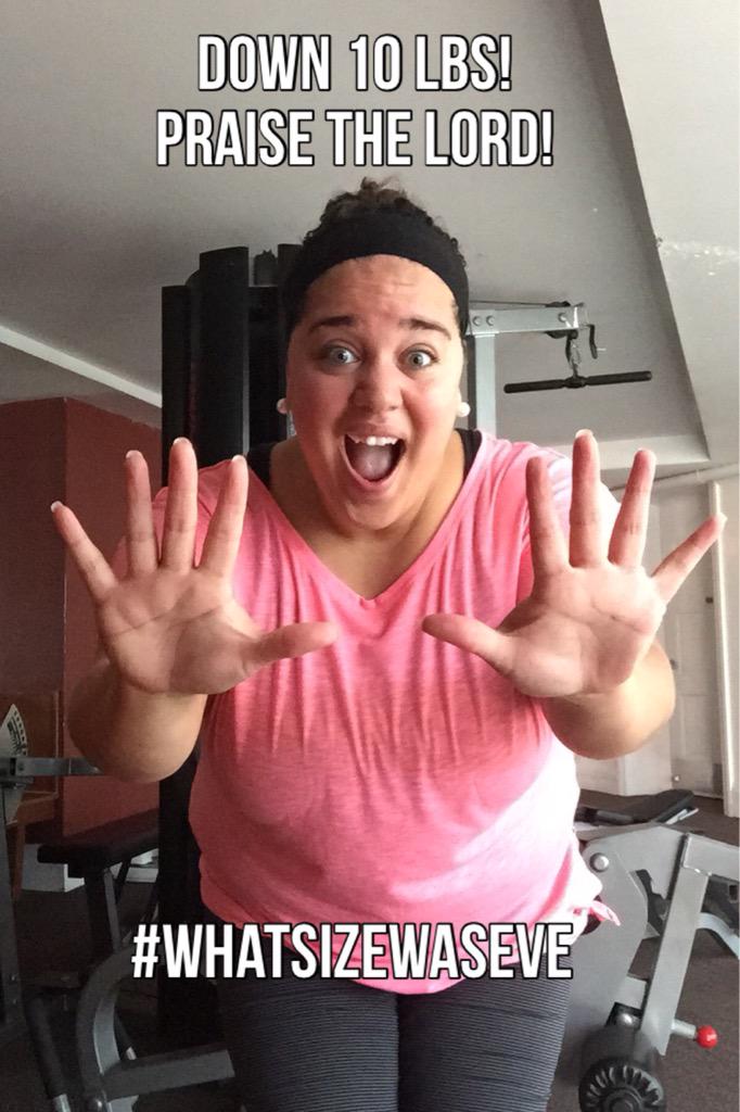 whatsizewaseve's tweet photo. -10 lbs... This is the beginning of something wonderful! 💜#WhatSizeWasEve #WSWE #weightlossjourney #fitfam http://t.co/LzXnbu11ra
