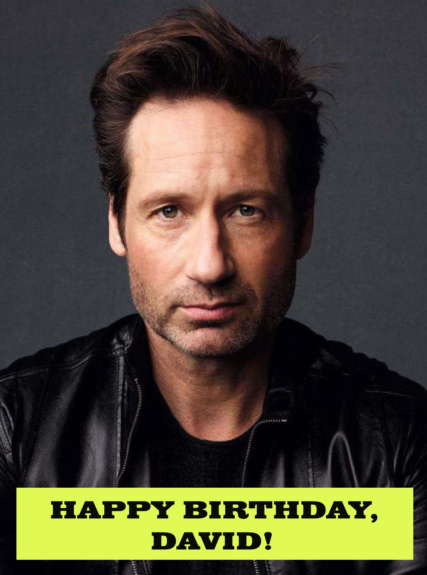 Happy Birthday to one our favorite actors, David Duchovny. X-files fans, rumor has it a new series is in the works 
