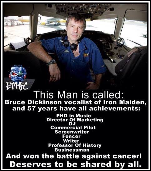 Anna:Happy Birthday Bruce Dickinson who\s 57 today.Classic Iron Maiden coming up on Q104 Electric Lunch. 