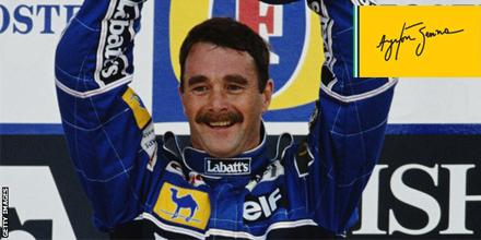 Today Nigel Mansell complete 62 years old! Happy Birthday! 