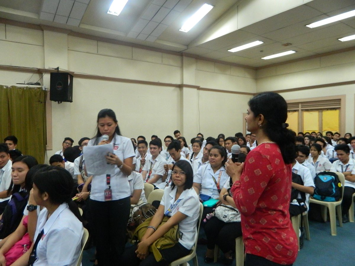 TNTechWaterCtr's tweet image. Dr. Datta's lecture and Q&amp;amp;A session on #sustainable #water managment to students at @TUPManila. // @STRIDE_Program