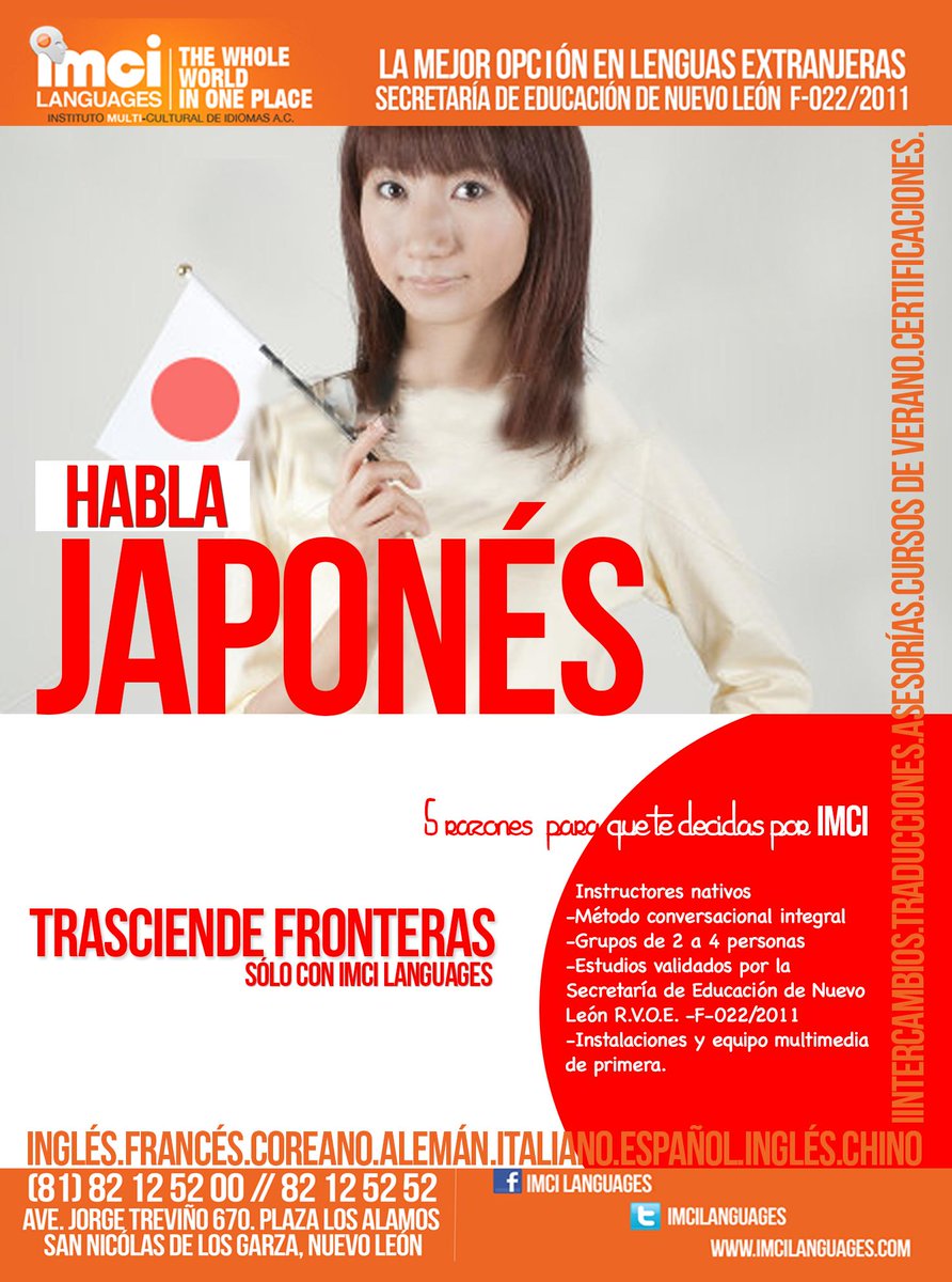 IMCI_LANGUAGES's tweet image. Te invitamos a nuestro nuevo curso sabatino de japonés! Contamos con un 50% en la inscripción.TRASCIENDE FRONTERAS.