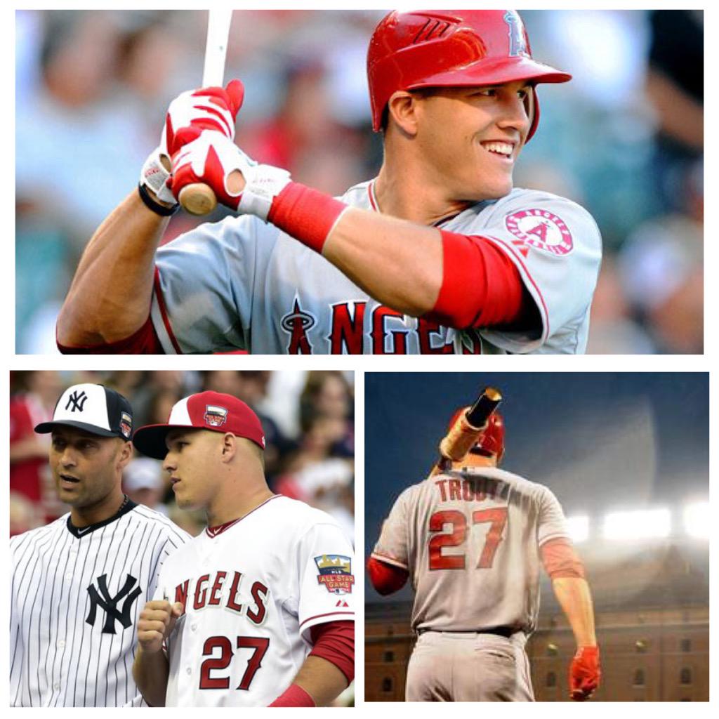 Happy birthday to the new love of my life, Mike Trout.      