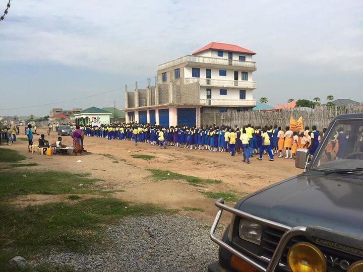 ManyokKuol's tweet photo. Girl child Education celebration In Juba,South Sudan as girl pupils and students matching celebrating the day. http://t.co/VTuXagjlX6