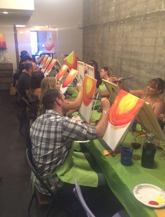 SparkNearby's tweet photo. Last night was #painting night at @portalupiwine! Looks like fun, get involved next week http://t.co/2PekG9D2IV http://t.co/y6ftXXYo9P