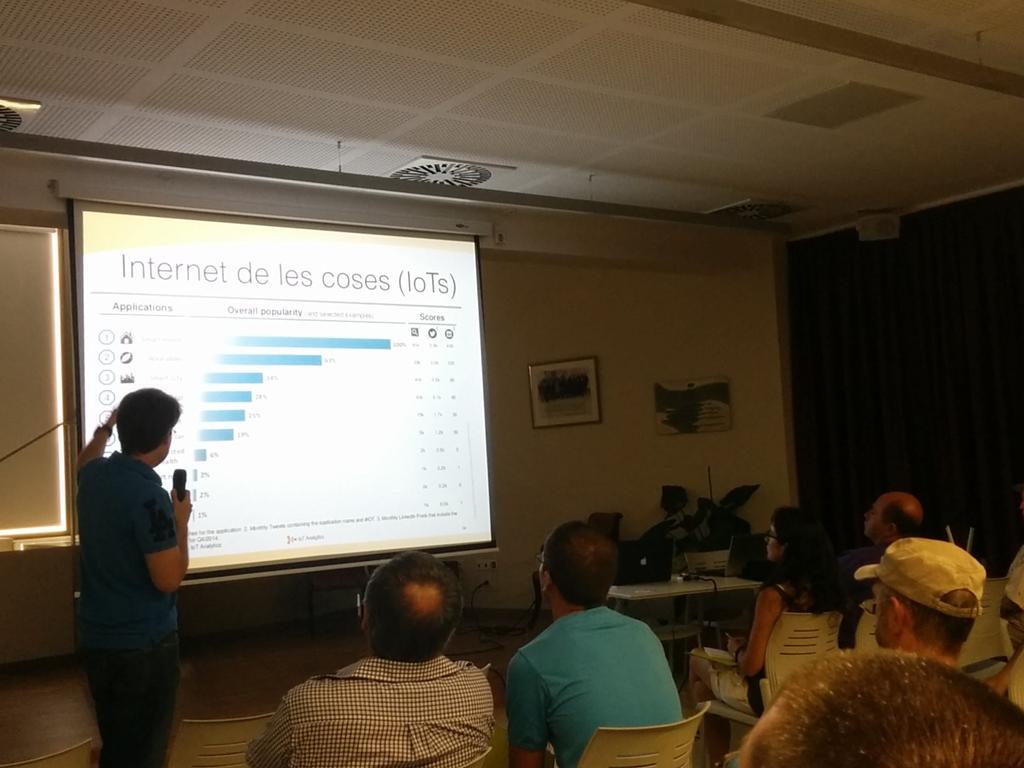 Smart4Cities's tweet photo. A la jornada de transferència tecnològica de la Fira de l'Avellana de Riudoms parlant sobre #SmartRural cc @ruralcat http://t.co/FdZCjtsSTt