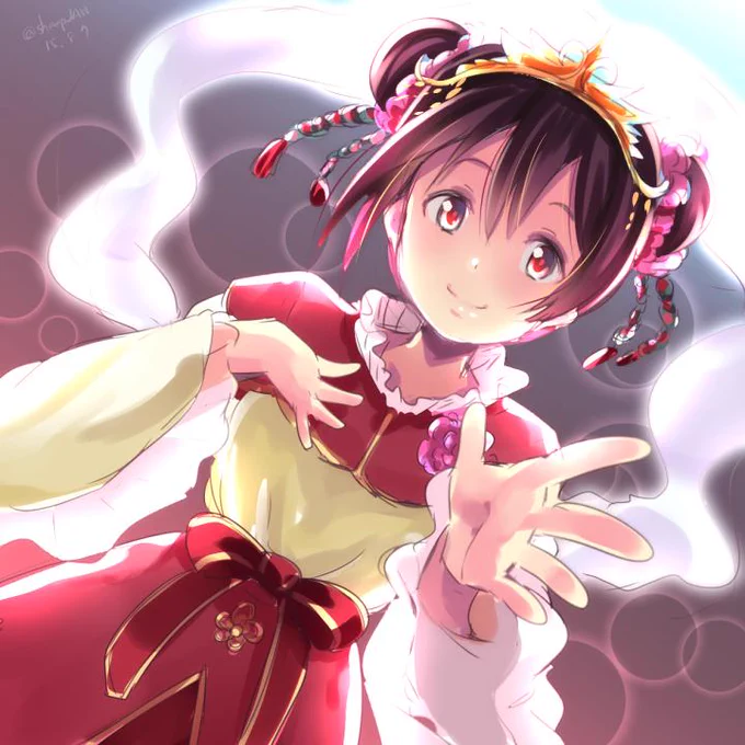 GODにこにー 降誕!
Gにこ「もー しょうがないわね。なんでも言ってみなさいよ。叶えてあげるから」
特に普段と変わりありません。
#ラブライブ版深夜の真剣お絵描き60分一本勝負 