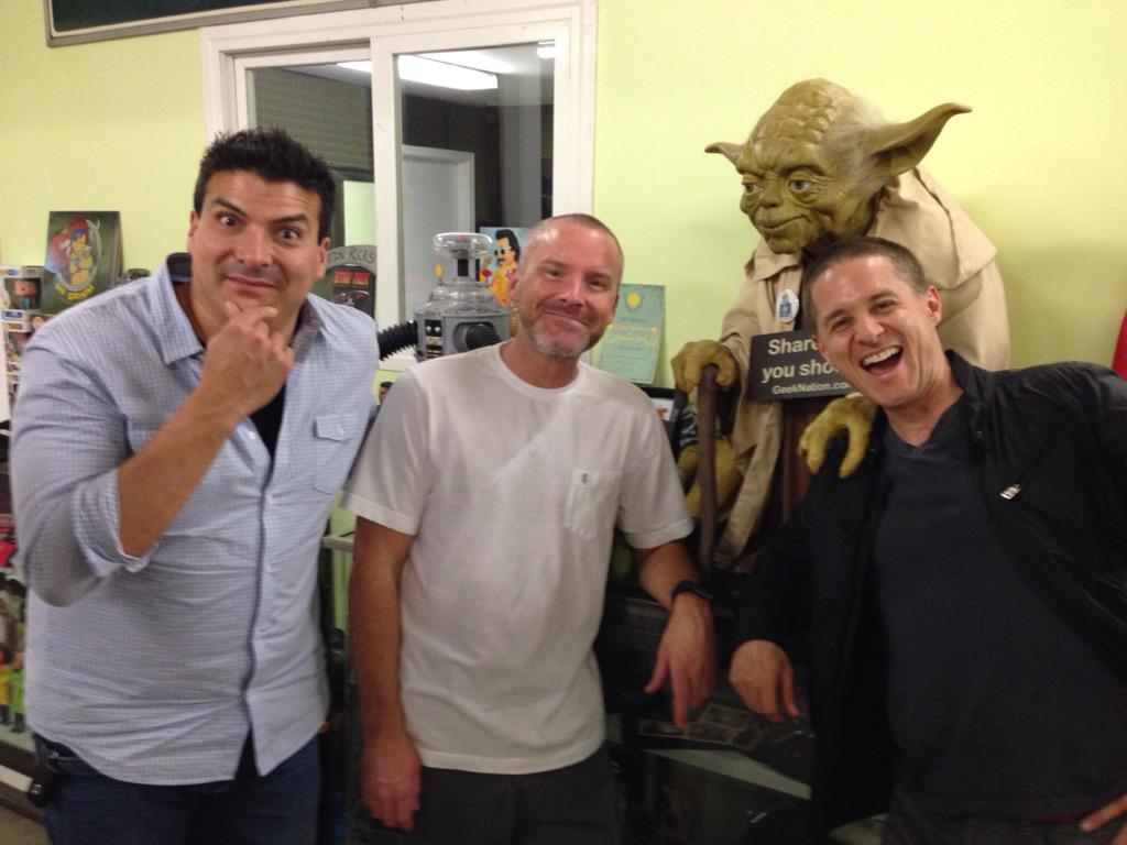 TheRochaSays's tweet image. GREAT time w/@YuriLowenthal interviewing @RogerCraigSmith on #castofcharacters last nite! Coming soon to @GeekNation.