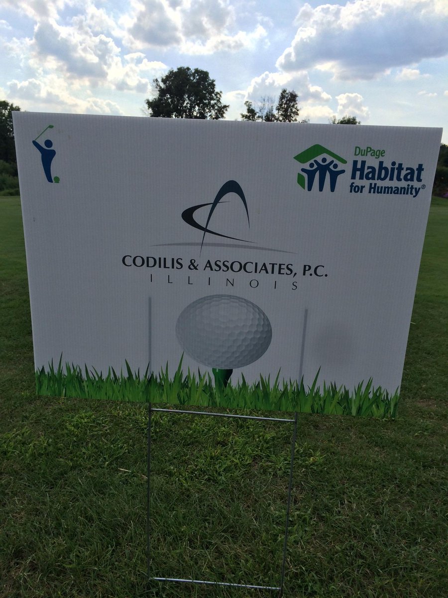 CodilisAndAssoc's tweet image. The firm was a proud sponsor at  @DuPageHabitat  8th Annual Gold outing yesterday. Great group doing great work!