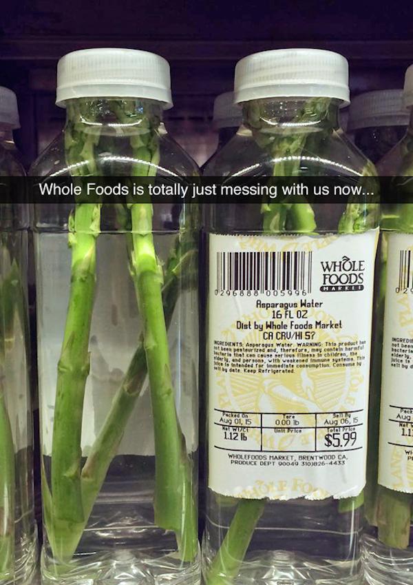 MensHumor's tweet photo. Whole Foods is just messing with us now... http://t.co/J1vrPVR2A5