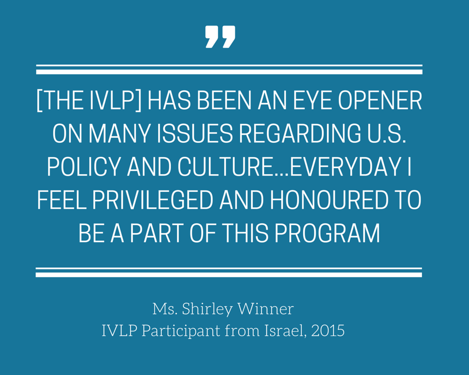 IVLPIIEDC's tweet photo. #ExchangeAlumni and current participants: How has the @StateIVLP impacted you? #IVLP #Buildingon75 #ExchangesAre http://t.co/qRF2bcTwzO