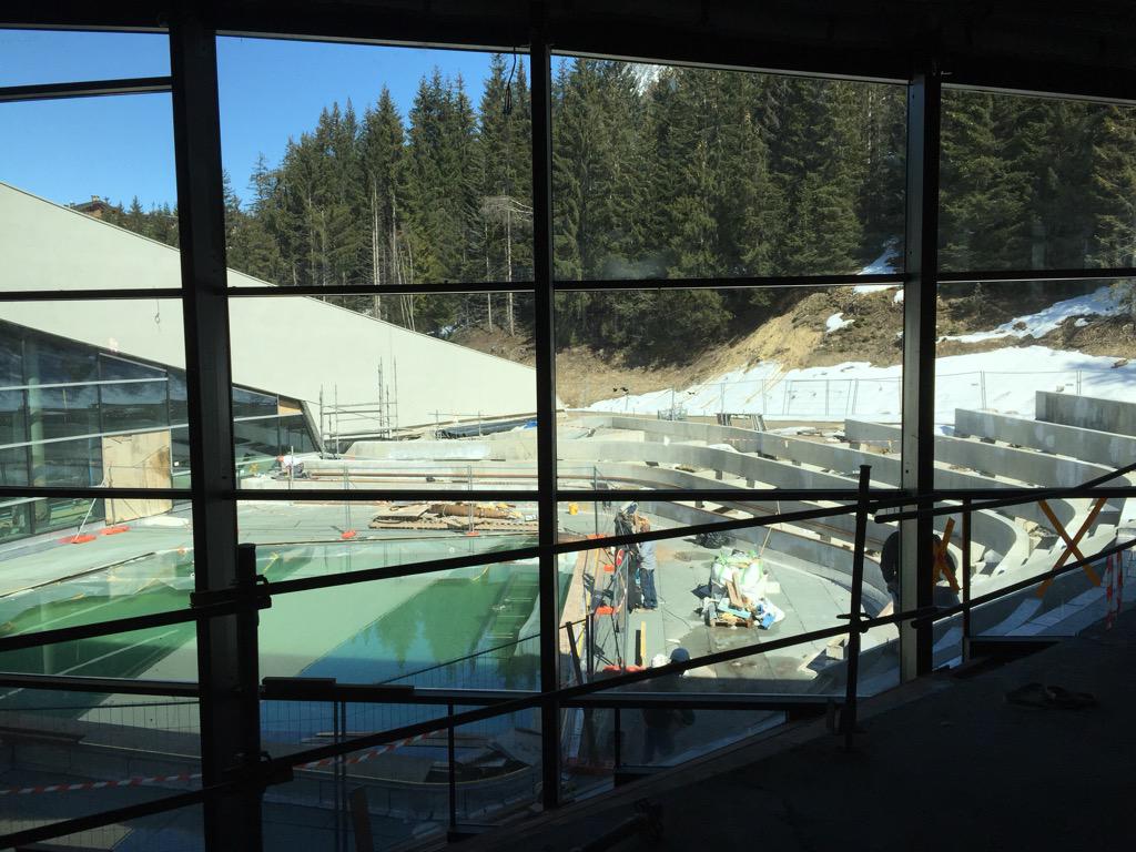 skistuart's tweet photo. @bish1964 @courchevel I got the opportunity to look round earlier this year, we're in for a real treat when finished! http://t.co/dF9i2qGJSY