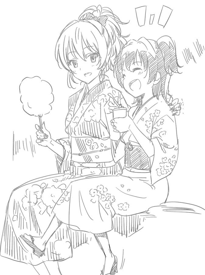 姉トーク・・・いや姉とママかな?
#imas_cg 