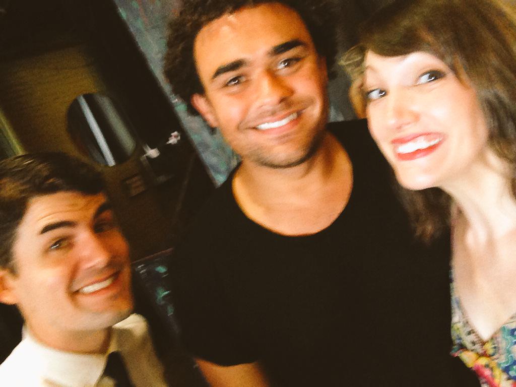 MeetJohnAndJane's tweet photo. The J&amp;J team wishes a very happy opening weekend to our friend @Achapphawk and the cast of @HamiltonMusical Congrats! http://t.co/NnYoEh1aME