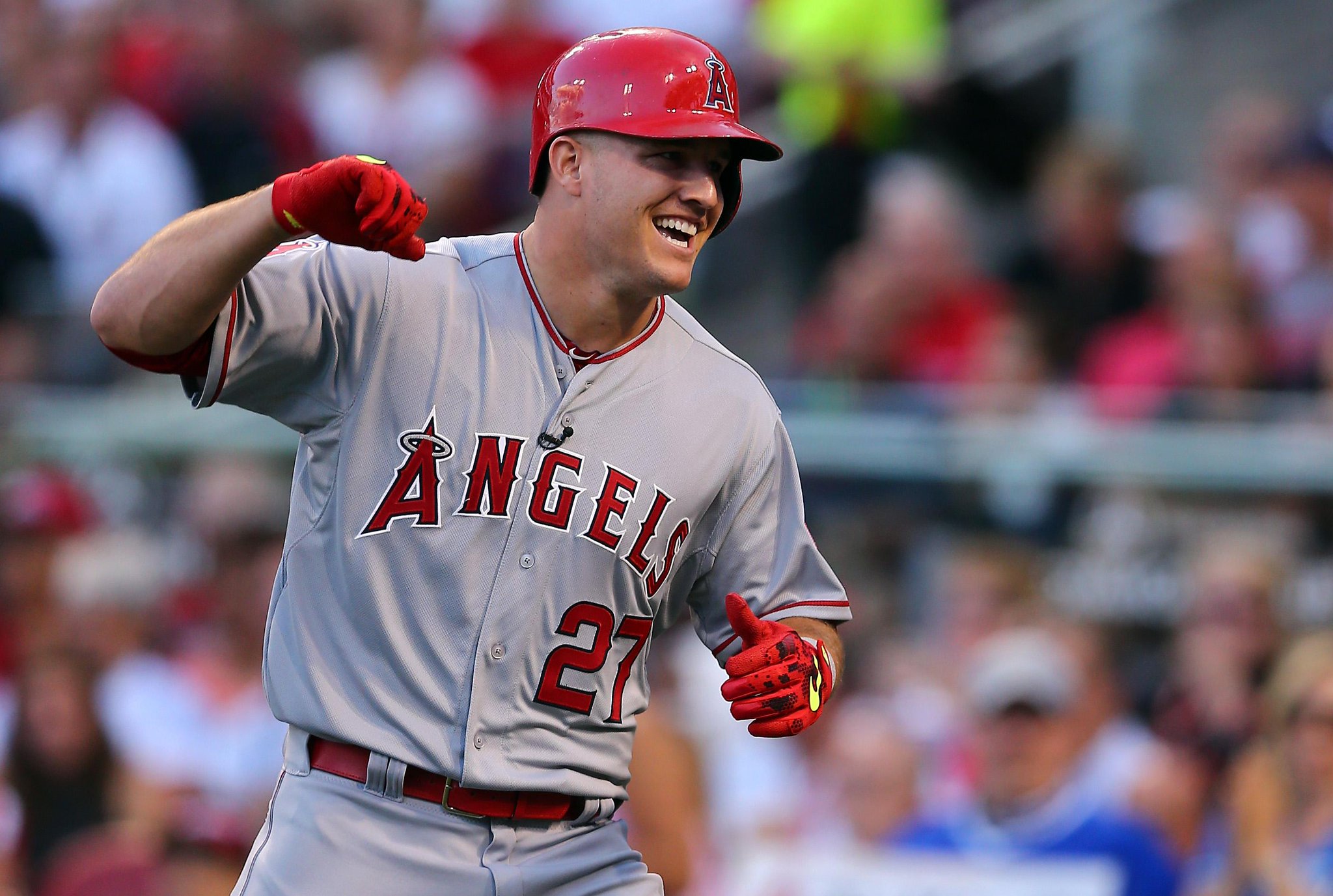 MVP. Rookie of the Year. 4x All-Star. 2x MVP. And only 24!

Happy Birthday MikeTrout!  