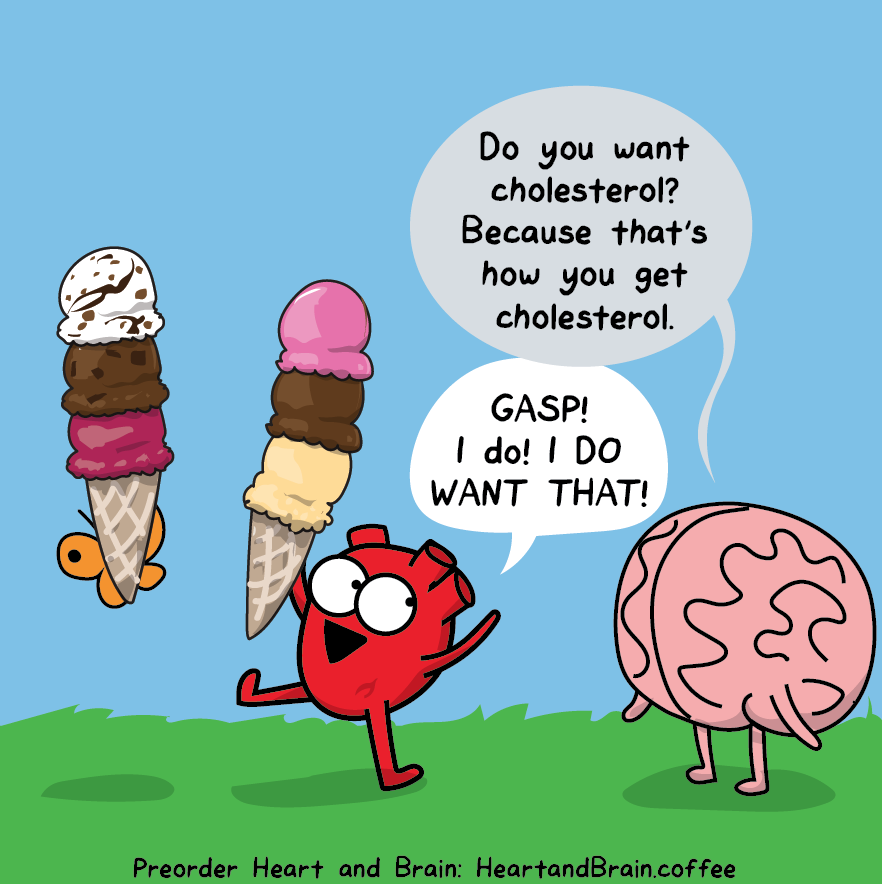 AsapSCIENCE's tweet photo. How to get cholesterol. (via @theawkwardyeti) http://t.co/LfpkmUwH7G