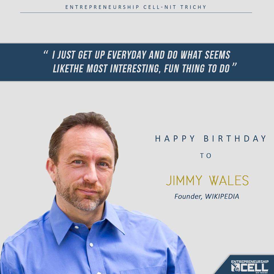 Happy birthday sir  NITT 