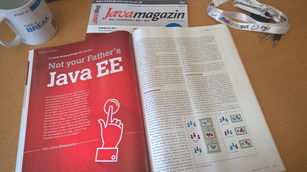 _openknowledge's tweet image. Das neuen #JavaMagazin mit Titelthema von @mobileLarson ist da! Reinschauen lohnt sich also noch mehr ;-) #JavaEE