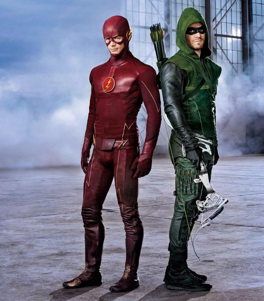 HiTechJE's tweet photo. Time to watch the season finale of #TheFlash1 &amp; #Arrow3! [Easily a better duo than Maverick and Iceman 😂] http://t.co/S09a6Brxo4