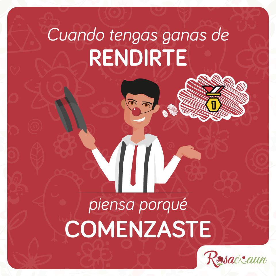rosaclaun's tweet photo. Ya saben amig@s nunca te rindas. Buen fin de semana ✌ http://t.co/6KjZyQu9Fa
