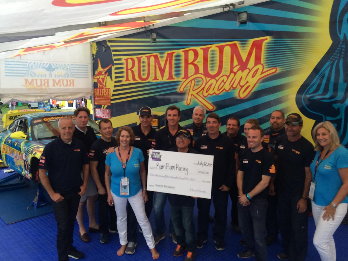 TeamToWin's tweet photo. Our @CTMP award winners @rumbumracing accepted their check today at @roadamerica! Still the only Conti team to win! http://t.co/IXIaUaN531