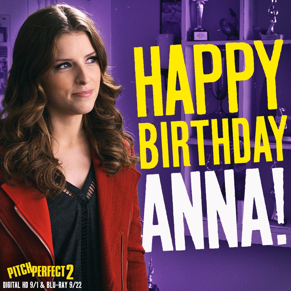 PitchPerfectIT's tweet photo. Tanti auguri di buon compleanno all'unica e inimitabile @AnnaKendrick47! #PitchPerfect2 http://t.co/AnUykhzi8R
