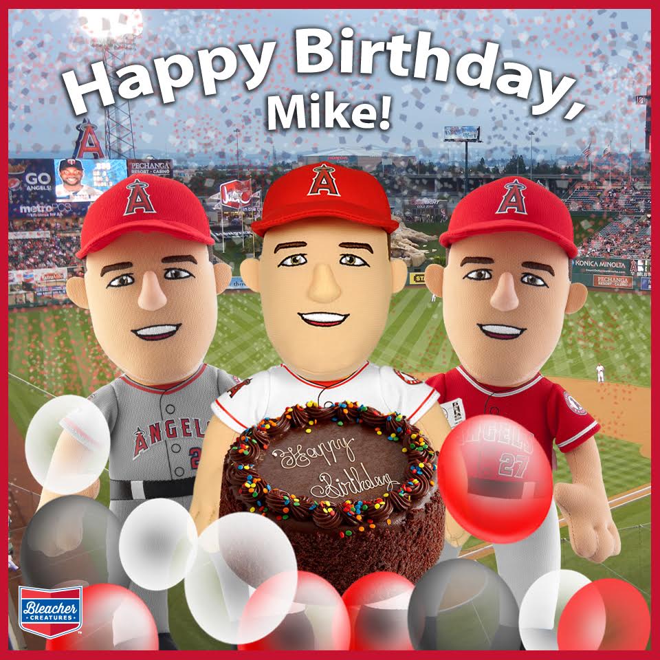 Happy 24th Birthday to LA Angel Superstar Mike Trout!  