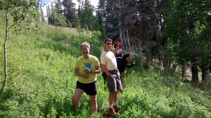 Photos from the Humanists Doing Good hike on the Crag Crest Trail in Colorado.
