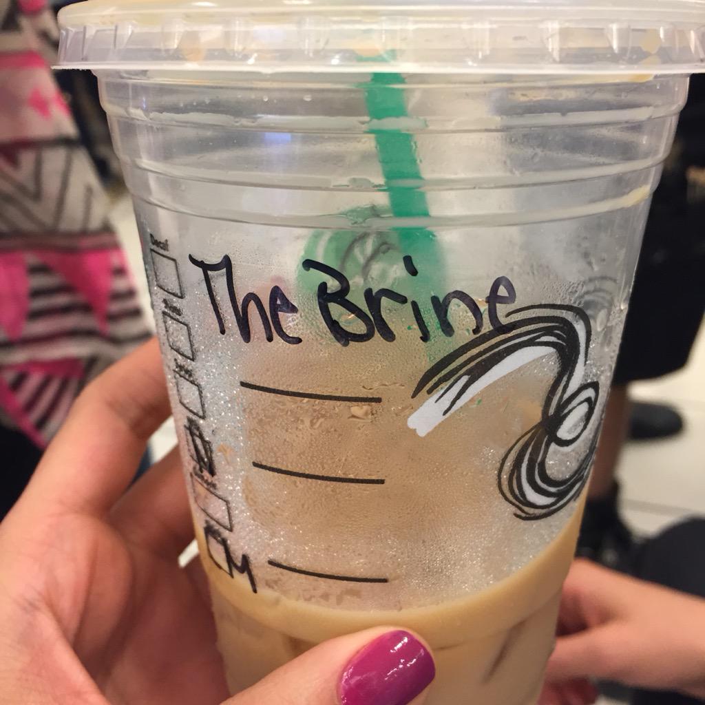 JaziaB's tweet photo. @Starbucks #BrideFail This was supposed to say THE BRIDE 👰🏽 @Libyan4life #EmmasGettingMarried http://t.co/FpiHjo7tlc