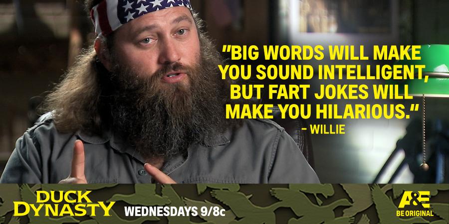 DuckDynastyAE's tweet photo. Take it from the expert. #DuckDynasty @williebosshog http://t.co/wqxP44Lsy7