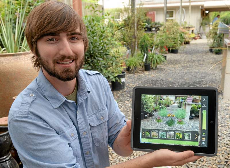 HeatherHacking's tweet image. New App by #ChicoCA nurseryman helps w/yard conversions in #drought. Preorder w/Kickstarter chicoer.com/lifestyle/2015…