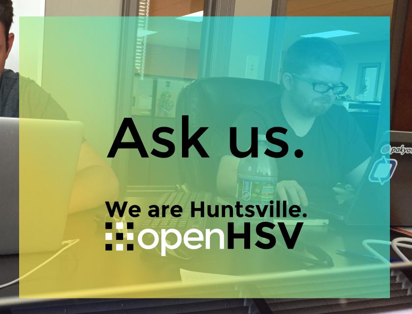 RCBloggers's tweet image. RT @openHSV: Need an expert? Maybe a consultant? Start local. Ask us. Ask all of us. #hsvAL #iheartHSV #openHSV