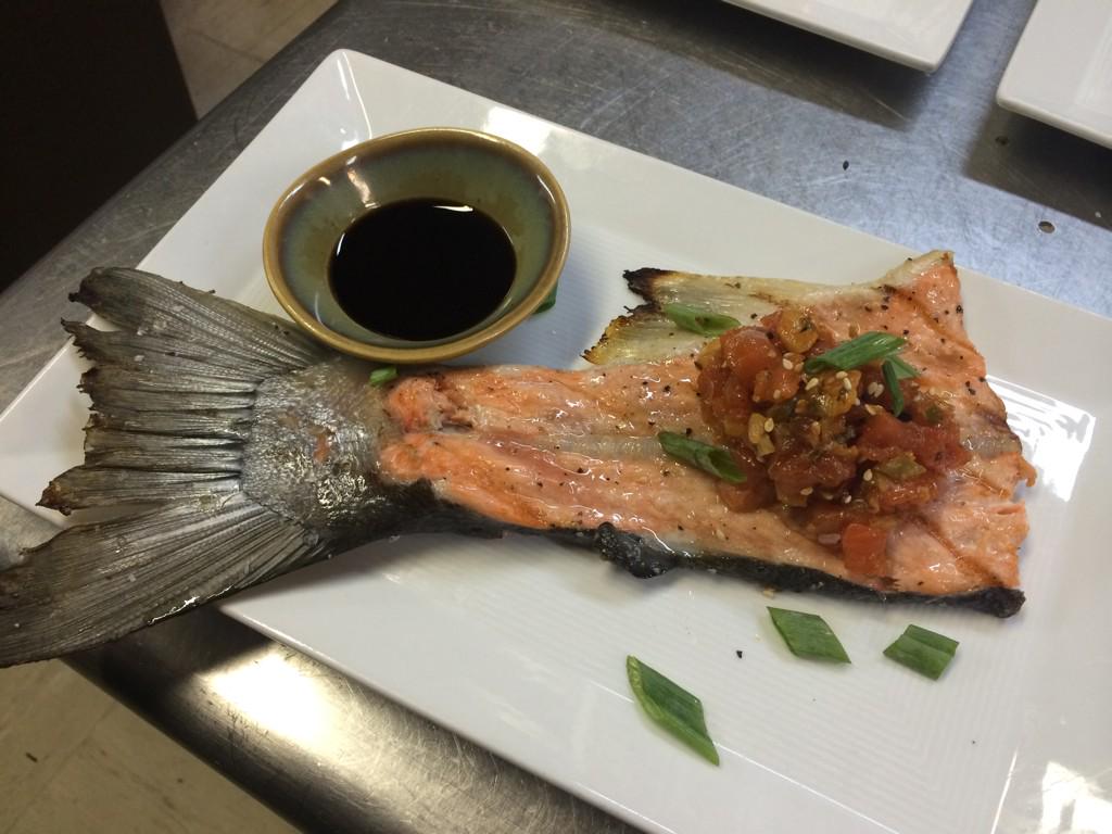 OneBlockWest's tweet image. Salmon tartare. Spectacular Coho. #livefromobw