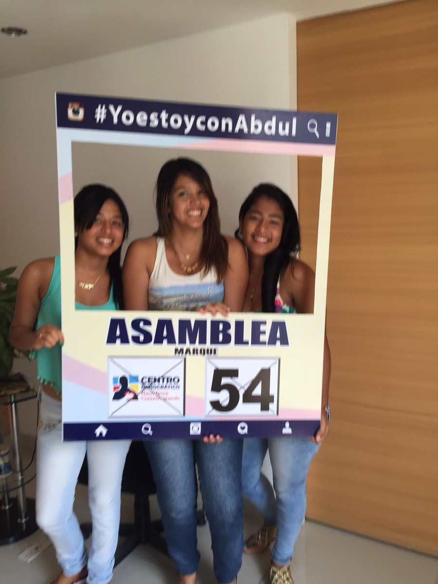 HarbAbdul's tweet photo. #YoEstoyConAbdul #Asamblea #Marque54 #AbdulHarb #PartidoCentroDemocratico http://t.co/uuScsO3PMY