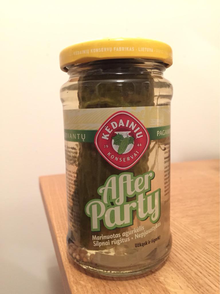 poly_dipsia's tweet photo. @ottolenghi I hope your pickles will be coming to join their solitary friend at the afterparty.... http://t.co/OMhK3yY5SL