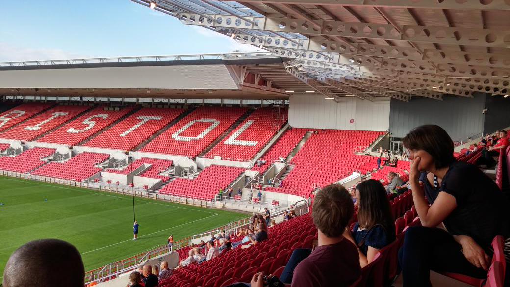 Adrianhutton's tweet photo. Enjoying my seat at Ashton Gate c'mon bris #Kevingogfrey http://t.co/MoiYmG8o89
