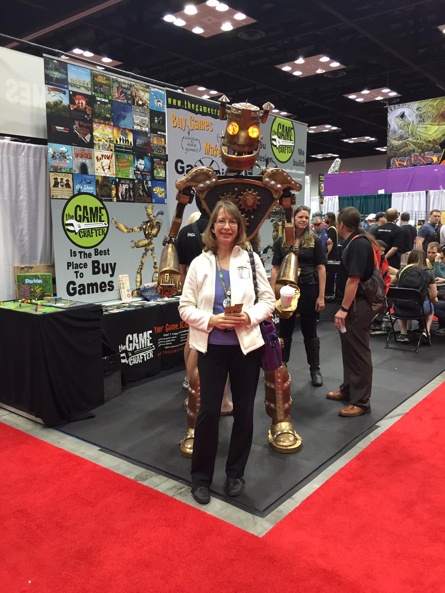 CPCgames's tweet image. Thanks @thegamecrafter for the info at #gencon2015 . My prototype is almost ready for @ChicagoToyNGame #Gameinventor