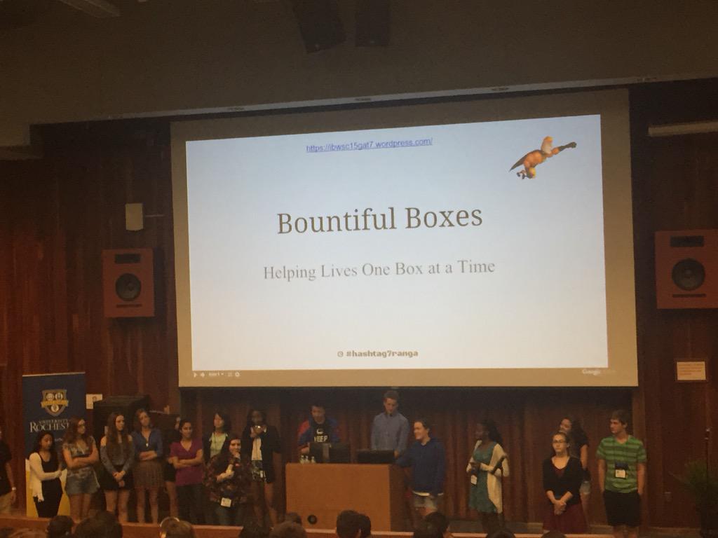 ibwsc2017's tweet photo. GAT 7 aims to bring play to refugee camps through Bountiful Boxes, project designed @uribwsc15 #ibwsc2015 http://t.co/UAFls2VPNC