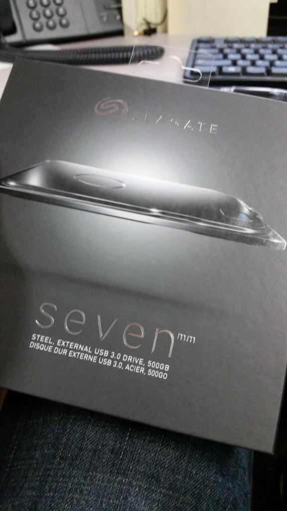 mmuhich's tweet photo. Not a bad gift for being an intern! Not bad at all!! #SeagateTechnologies #sevenmm http://t.co/a7iHxUJjW5