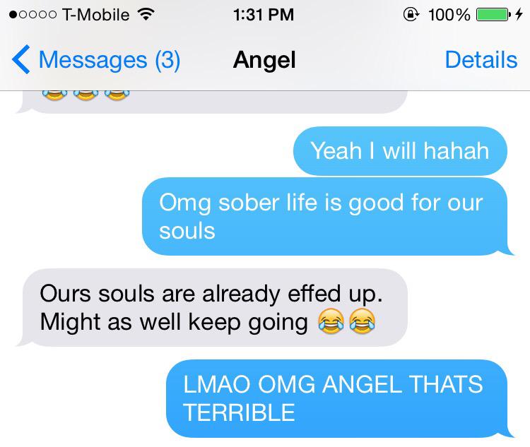 lamishialin's tweet photo. @angelninh #whoisthebadinfluence? LMAO http://t.co/jVrdNbdsp2