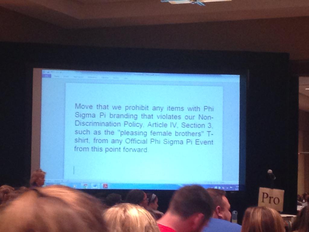snarksnsqueaks's tweet photo. Motion passes by an overwhelming majority #pspnc15 (@BrittanyHufford ) http://t.co/kVX5u2fg7P