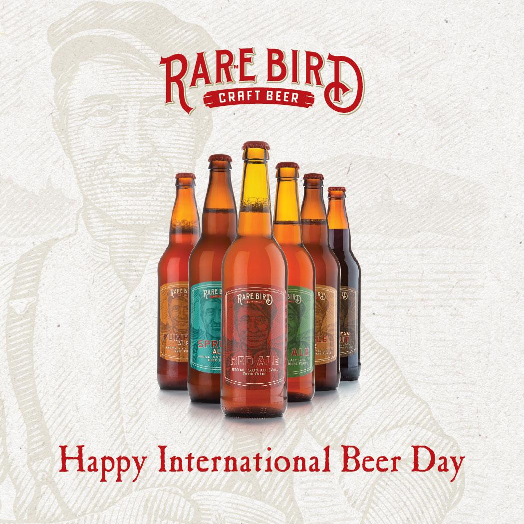 RareBirdBeer's tweet photo. From all of us at Rare Bird Craft Beer,  #happyinternationalbeerday! http://t.co/NyCrKA4OmC