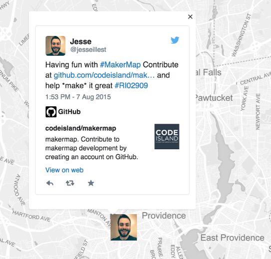 NationOfMakers's tweet photo. Final stretch before @makerfaireri • join us in person or virtually tomorrow to contribute to #MakerMap #RI02903 http://t.co/mnb8rgxu15