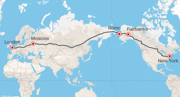 El faraónico proyecto ruso para unir Londres y Nueva York por carretera ow.ly/QC285